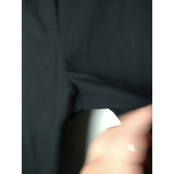 Zara Woman XL Pants Ankle Black Straight Stretch Waist Pocket Officewear - Picture 4 of 12